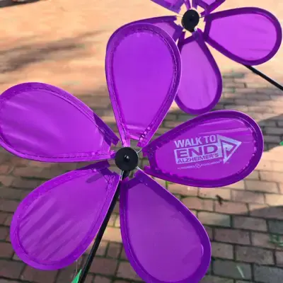 End Alzheimers Flower
